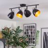 Bjedstrup ceiling light, ceiling spotlight black, 4-light sources