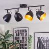 Bjedstrup ceiling light, ceiling spotlight black, 4-light sources