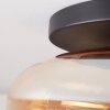 Mertola ceiling light, globe light Amber, 1-light source