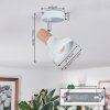 Alyra ceiling light, ceiling spotlight white, 1-light source