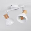 Alyra ceiling light, ceiling spotlight white, 2-light sources