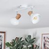 Alyra ceiling light, ceiling spotlight white, 2-light sources