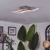 Biskopstorp ceiling light LED chrome, 3-light sources, Remote control