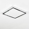 Finsrud ceiling light, Panel LED chrome, 1-light source