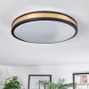 Kirtland ceiling light LED gold, black, 1-light source