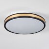 Kirtland ceiling light LED gold, black, 1-light source