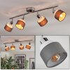 Ailer ceiling light, ceiling spotlight chrome, 4-light sources