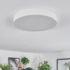 Diagonal ceiling light LED white, 1-light source, Remote control