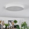 Diagonal ceiling light LED white, 1-light source, Remote control