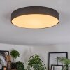 Diagonal ceiling light LED black, 1-light source, Remote control