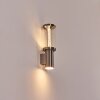 Popoyan outdoor wall light, wall light LED matt nickel, 2-light sources