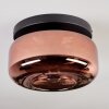 Boza ceiling light, globe light coppery, 1-light source