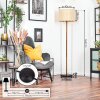 Sabadim floor lamp Ecru, black, 1-light source