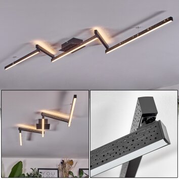 Nilar ceiling light LED black, 1-light source