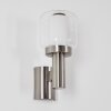 Beira outdoor wall light, wall light matt nickel, 1-light source