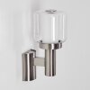 Beira outdoor wall light, wall light matt nickel, 1-light source