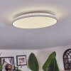 Borel ceiling light LED white, 1-light source