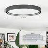 Filor ceiling light LED black, 1-light source