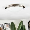 Brena ceiling light LED matt nickel, 1-light source