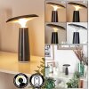 Eston desk lamp, table lamp LED black, white, 1-light source