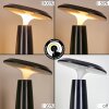 Eston desk lamp, table lamp LED black, white, 1-light source