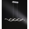 Wofi BONNEY pendant light LED matt nickel, 1-light source