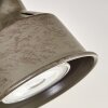 Pehefito ceiling light dark brown, grey, green, 2-light sources