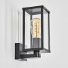 Rourega outdoor wall light black, 1-light source