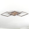 Brina ceiling light LED brown, gold, 1-light source