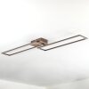 Brina ceiling light LED brown, gold, 1-light source, Remote control