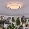 Kaas ceiling light LED black, white, 1-light source