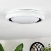 Kaas ceiling light LED black, white, 1-light source