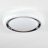 Kaas ceiling light LED black, white, 1-light source