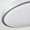 Sapioris ceiling light LED matt nickel, white, 1-light source