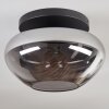 Mertola ceiling light, globe light Smoke-coloured, 1-light source