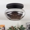 Mertola ceiling light, globe light Smoke-coloured, 1-light source