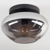 Mertola ceiling light, globe light Smoke-coloured, 1-light source