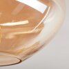 Mertola ceiling light, globe light Amber, 1-light source