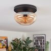 Mertola ceiling light, globe light Amber, 1-light source