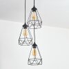 Kigali hanging light, pendant light black, 3-light sources