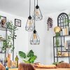 Kigali hanging light, pendant light black, 3-light sources