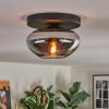 Mertola ceiling light, globe light Smoke-coloured, 1-light source