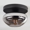 Mertola ceiling light, globe light Smoke-coloured, 1-light source