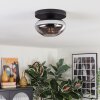 Mertola ceiling light, globe light Smoke-coloured, 1-light source