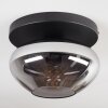 Mertola ceiling light, globe light Smoke-coloured, 1-light source