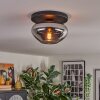 Mertola ceiling light, globe light Smoke-coloured, 1-light source