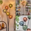 Ripoll floor lamp blue, green, coppery, 5-light sources