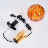 Maiorca table lamp orange, black, 1-light source