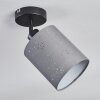 Lendemarke ceiling light, ceiling spotlight black, 1-light source