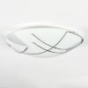 Davin ceiling light white, 1-light source